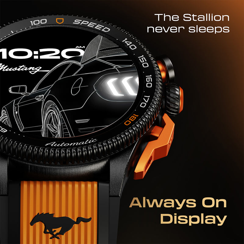 Mustang Stallion Turbo Orange