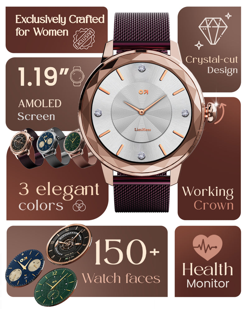 GoBoult Alora exclusively crafted smartwatch for women