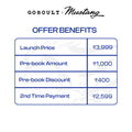 Mustang Racer Apex Blue - Pre-Book