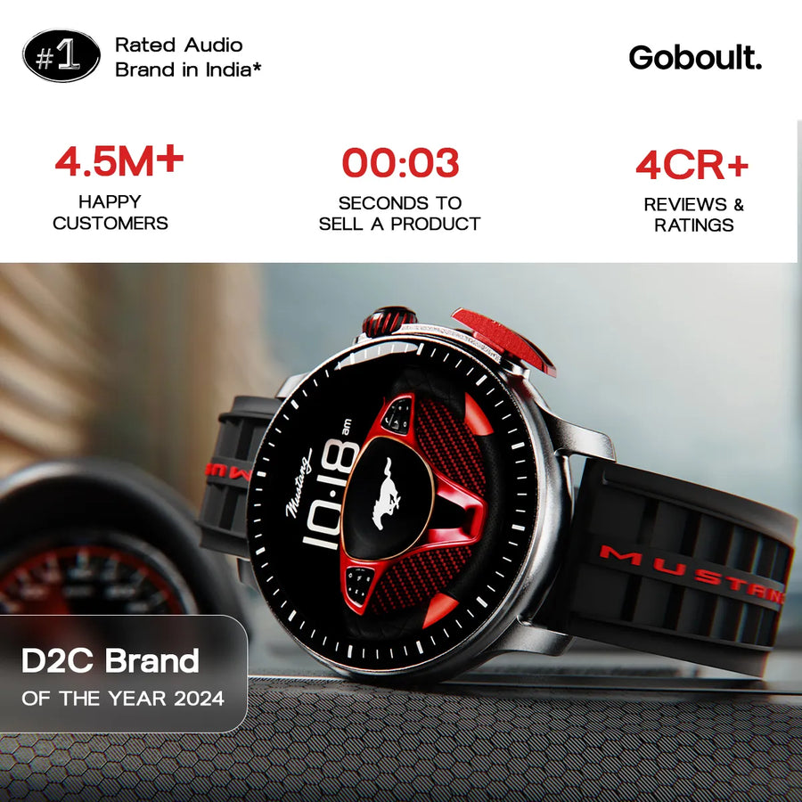Mustang® Official Collab - Racer Black Blaze