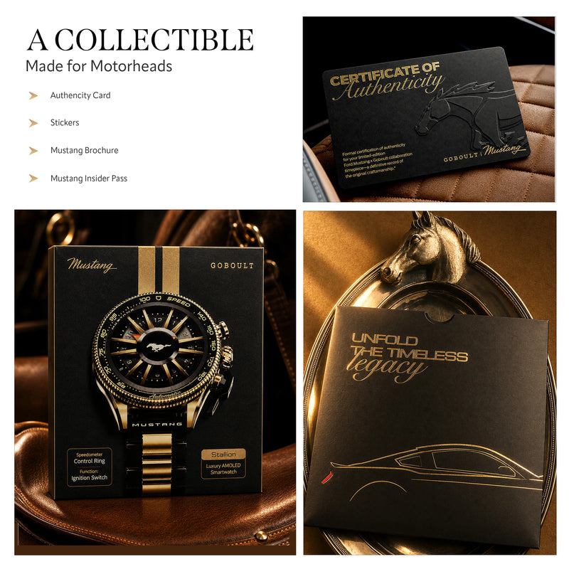 GoBoult Priority Access | Mustang Stallion Ignite Gold