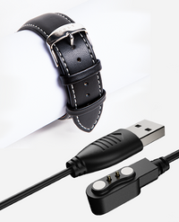 Buy smartwatch charging cable & black strap from Goboult accessories collection